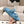 cc 25p logo with pearl mule sandal blue leather 237583