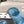 cc 25p logo with pearl sandal blue leather 237588