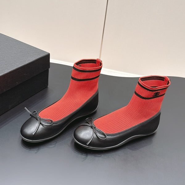 CC 26s Sneakers Black Red Lambskin Mesh 922674