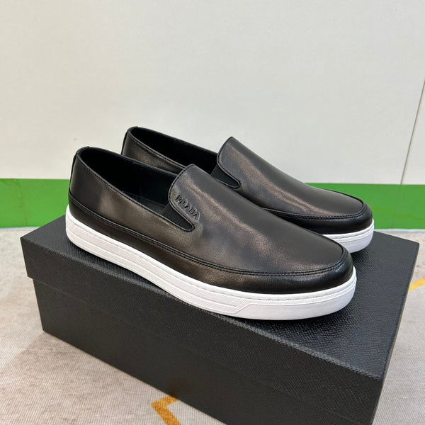 PRA LOAFERS IN BLACK LEATHER