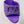 Sandali con tacco alto VT in pelle di pecora viola 292792