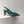 VT High Heeled Slingbacks Emerald Green Sheepskin 292829
