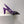 VT High Heeled Slingbacks Purple Sheepskin 292830