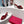 Sandali con tacco alto VT in pelle di pecora rosso rubino 292842