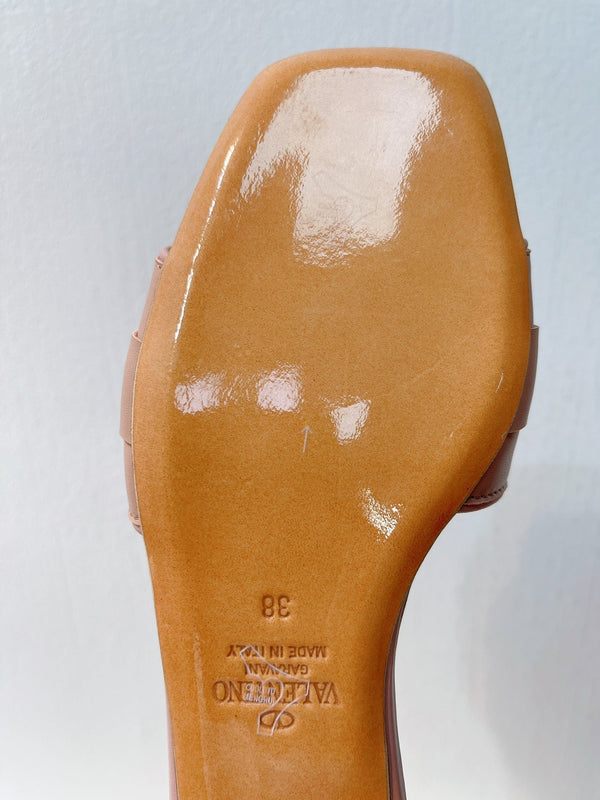 Ciabatte VT Moon in pelle di vacchetta rosa 292860