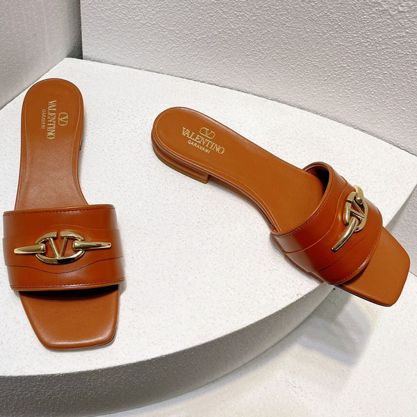 Ciabatte VT Moon in pelle marrone vacchetta 292861