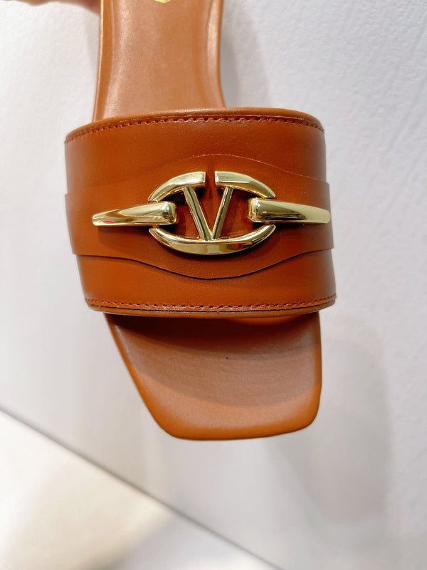 Ciabatte VT Moon in pelle marrone vacchetta 292861