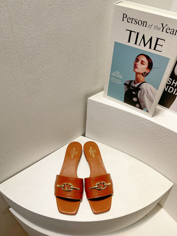 Ciabatte VT Moon in pelle marrone vacchetta 292861