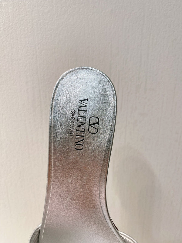 Ciabatte VT Moon in pelle argento vacchetta 292863