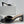 Sandalo con tacco medio VT in pelle di pecora nera 292757