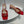VT Mid Heel Mule Sandal Red Sheepskin 292759