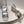VT Sandals Heels 50mm Silver Cowhide 292775