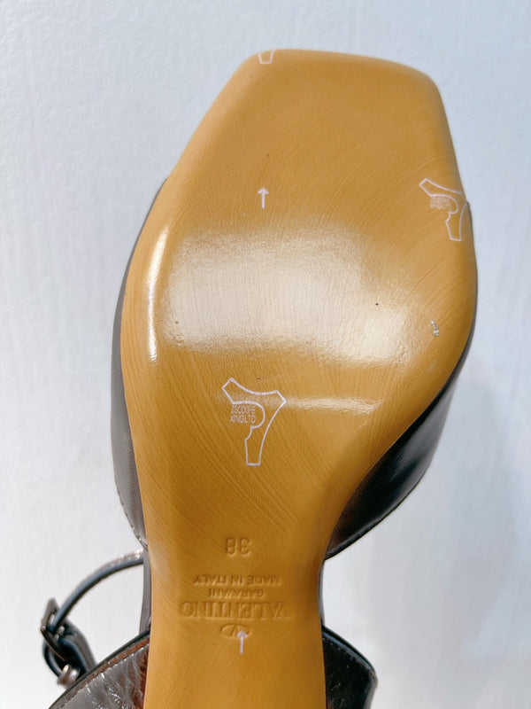 Sandali VT Tacco 50mm Pelle Bovina Grigia 292776