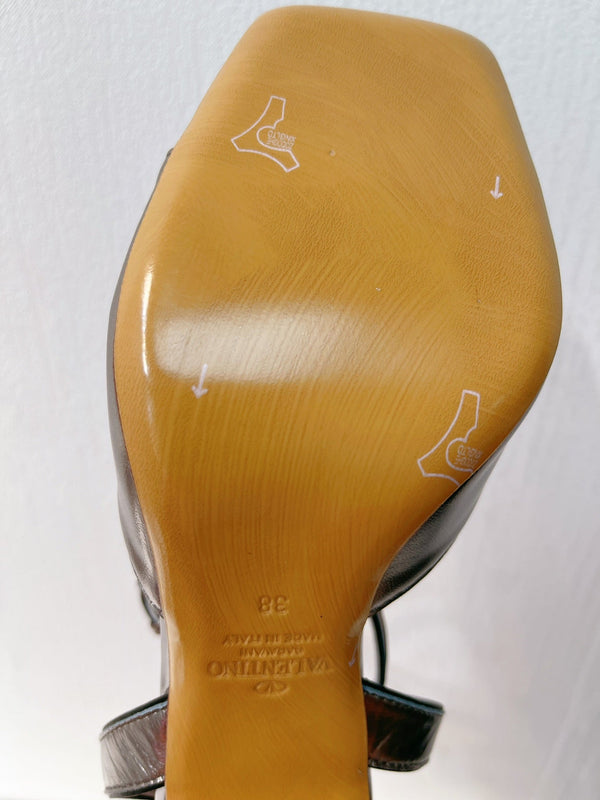 Sandali VT Tacco 70mm Pelle Bovina Grigia 292786