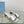 PRA EMBROIDERED SLIDES 40 SILVER CALFSKIN