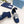 Prada 25 Mary Jane Shoes 55mm Dark Blue Fabric 564184