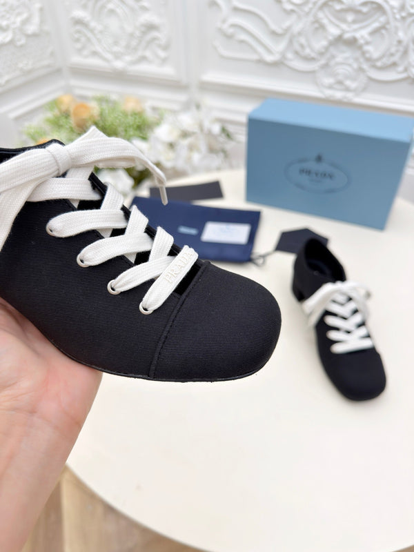 Chaussures Mary Jane Prada 25 en tissu noir 55 mm 564188