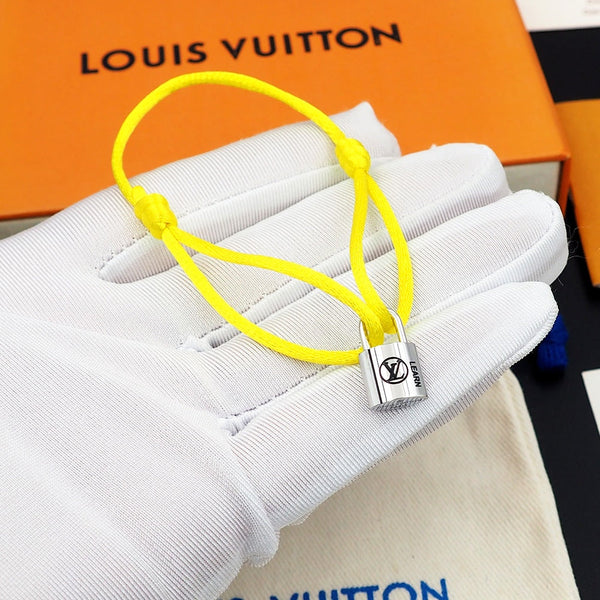 Silver Lockit Bracelet Yellow
