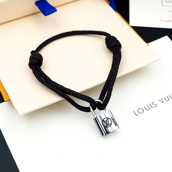 Braccialetto Lockit in argento nero