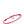 Silver Lockit Bracelet Red