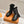 RUBY FLAT ANKLE BOOT IN BLACK CALFSKIN AND MONOGRAM NYLON