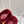 HM Oran slippers sliver buckle wine red wool
