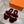 HM Oran slippers sliver buckle wine red wool