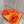 HM Oran slippers sliver buckle orange wool