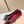 Miu Pointed-Toe Ballet Flats Dark Red Sheepskin 591564