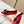 Miu Pointed-Toe Ballet Flats Red Sheepskin 591566