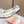 Miu Mary Jane plat en peau de mouton blanche 591573