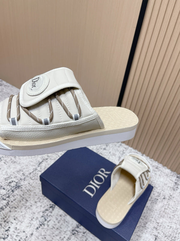 CD Men's Alpha Sandals White Rubber Fabric 752390