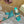 Sandalo alto Jimmy 105 mm in pelle di agnello blu con collo d'anatra e pietra 581545