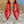 PRA STRAP CUT-OUT PUMPS CRIMSON CALFSKIN