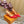 LV Blossom Slingback 75mm Red Silk Embossing