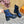 LV Laureate Platform Desert Boot 70mm Dark Blue Denim Fabric