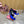 DC Rhinestone Buckle Mules Blue Silk & Sheepskin 926024