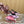 DC Rhinestone Buckle Mules Pink Silk & Sheepskin 926028