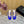 DEBBIE PLATFORM SANDALS IN ADMIRAL BLUE SILK