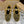 Ballerine Alaia in pelle di vacchetta intrecciata color oro 102288