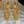 Alaila Mary Jane In Gold Mesh Fabric 103022