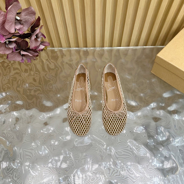 CL 25 Mary Jane Pumps Beige Mesh 317853