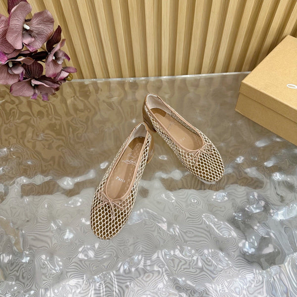 CL 25 Mary Jane Pumps Beige Mesh 317853