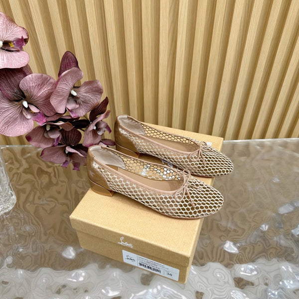 CL 25 Mary Jane Pumps Beige Mesh 317853