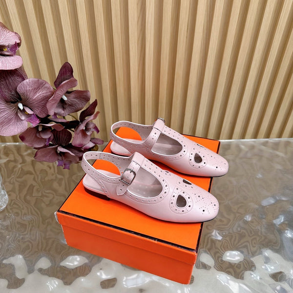 HM 25 Kim Slingback in pelle di agnello rosa 352955