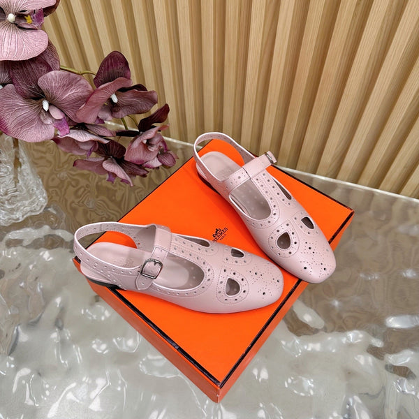 HM 25 Kim Slingback in pelle di agnello rosa 352955