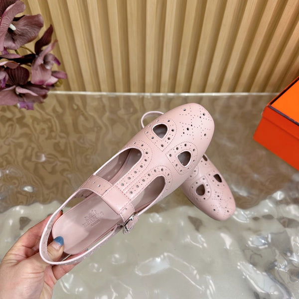 HM 25 Kim Slingback in pelle di agnello rosa 352955