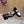 GG 26 Horsebit Loafers Black White Sheepskin 589463