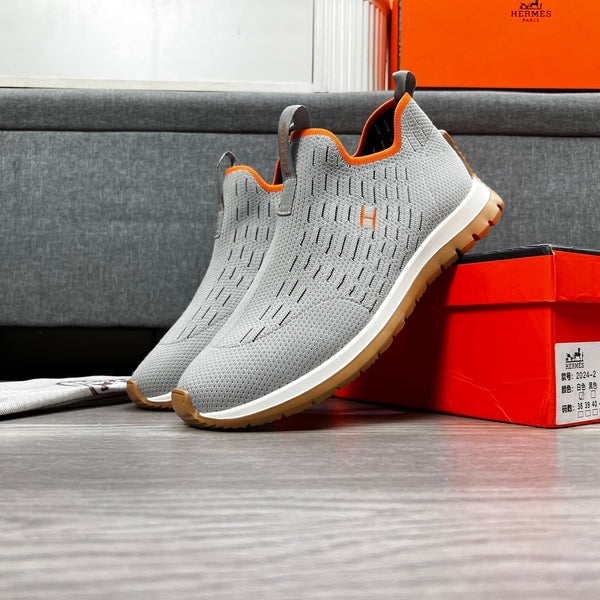 Sneaker Eclair da uomo HM, modello Flyknit grigio 664797