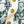 CD 25 Cardigan Cream Blue-green Wool